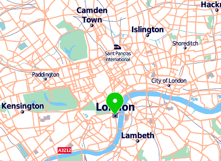 Carte Londres
