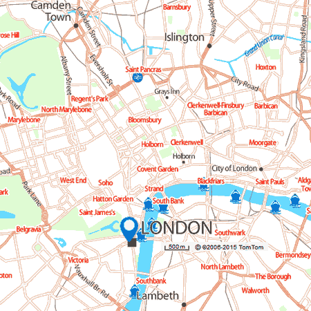 Londres cartes trouver une adresse, une rue, metro bus et