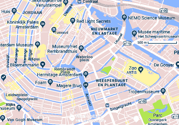 carte du centre d amsterdam Amsterdam : informations utiles, cartes, plans, horaires